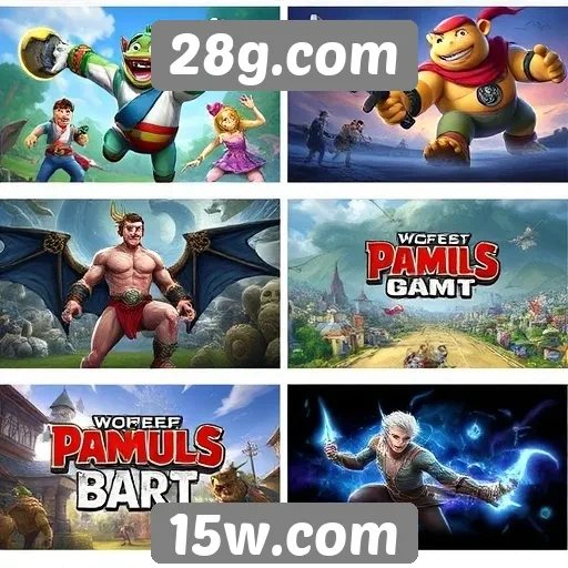 Comparativo entre jogos populares na plataforma 28g.com